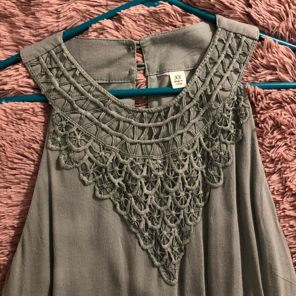 High neck dress